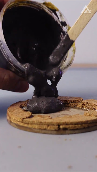 How I use cork to build my diorama base