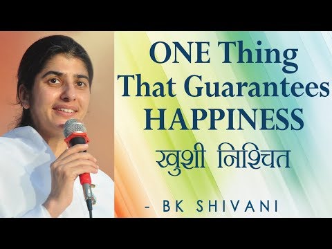 ONE Thing That Guarantees HAPPINESS: Ep 71 Soul Reflections: BK Shivani (English Subtitles)