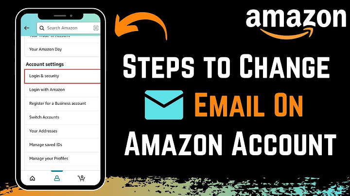 How to change my email address on my amazon account