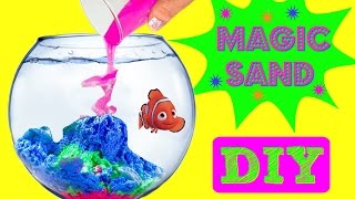 Magic Sand Does Not Get Wet In Water - Diy