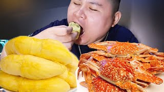 Challenge 279 yuan's Shenzhen Buffet! Durian is not limited to eat casually  orchid crab is tender