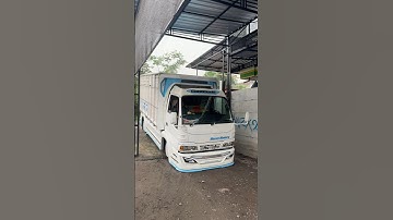 KAGET !! Detik detik bamper truk macan madura nyanggrok 😭