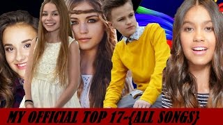 Junior Eurovision Song Contest 2016 - My Top 17 -{all songs}