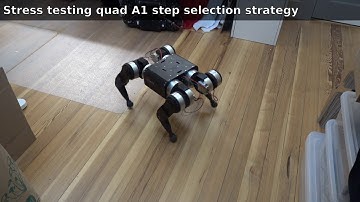 Stress testing the new mjbots quad A1 low speed step selection strategy