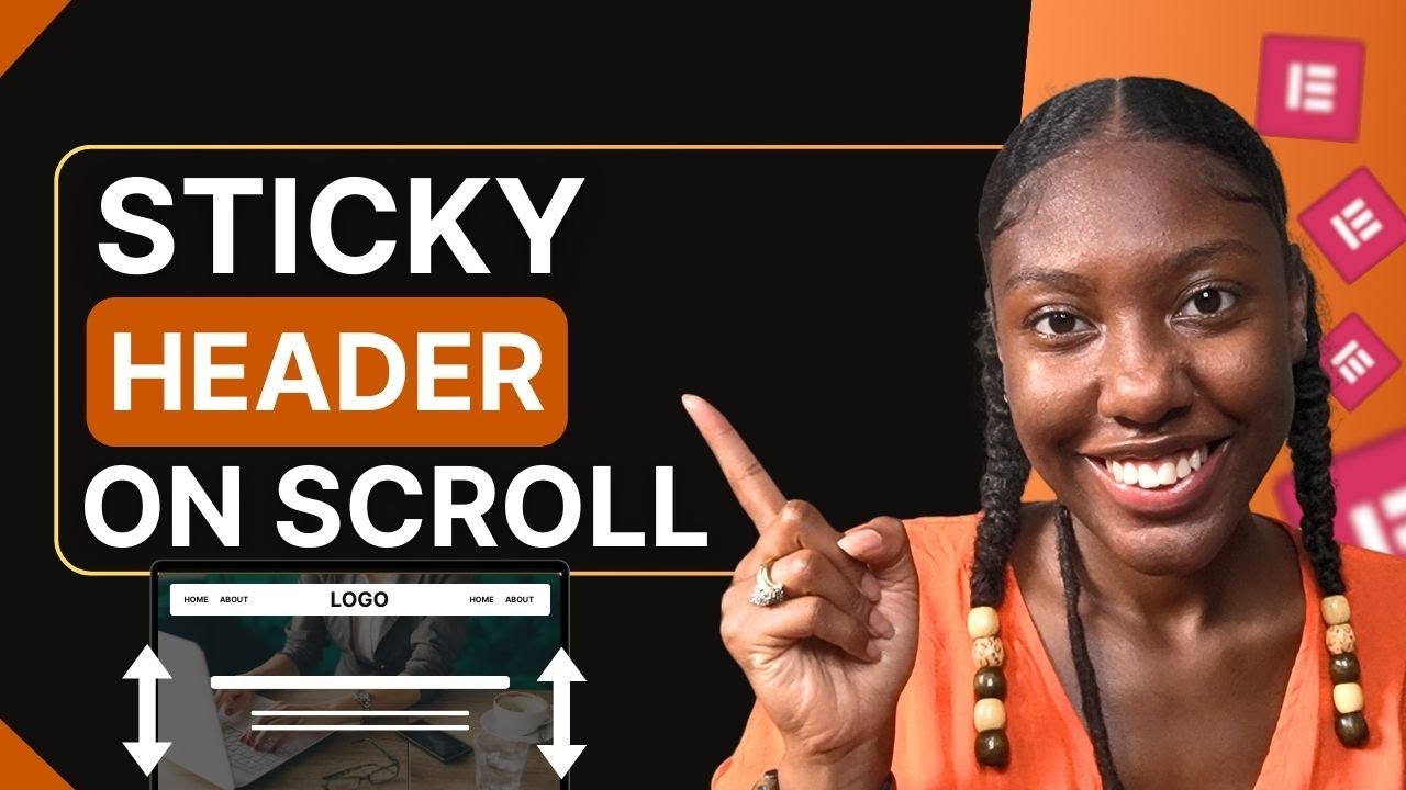 How to Make a Sticky Header in Elementor - YouTube