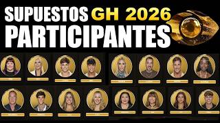 🔴 Filtran los PARTICIPANTES de Gran Hermano 2026 Generacion dorada ? 🔴🔥💣⚠️