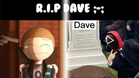 This Made Me Cry (Dave And Bambi Squid Game)