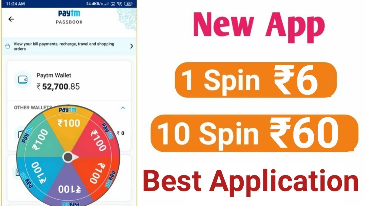 Top Best Spin App 2020 !! Spin To Win Instant Paytm Cash || - YouTube