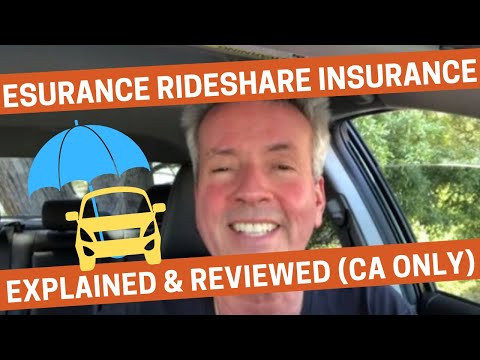ვიდეო: ვინ გთავაზობთ rideshare დაზღვევას კალიფორნიაში?
