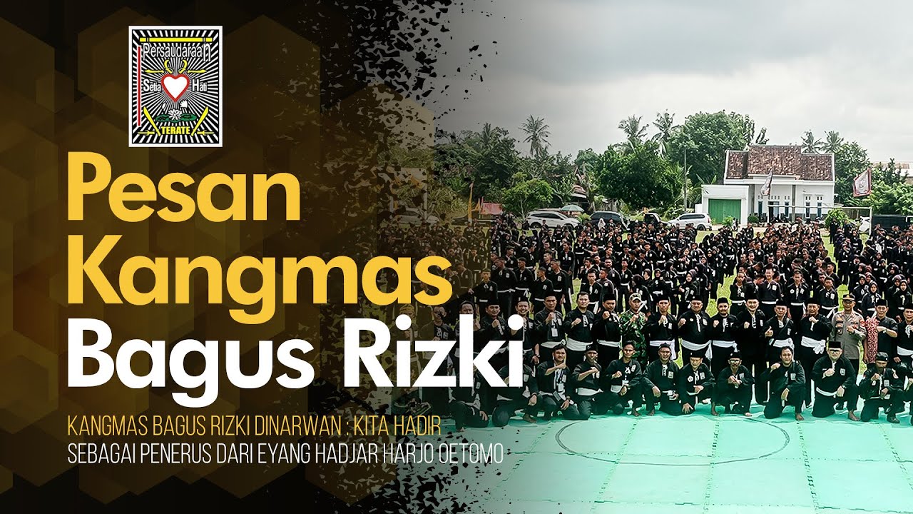 Kangmas Bagus Rizki Dinarwan : Kita Hadir Sebagai Penerus dari Eyang Hadjar Harjo Oetomo