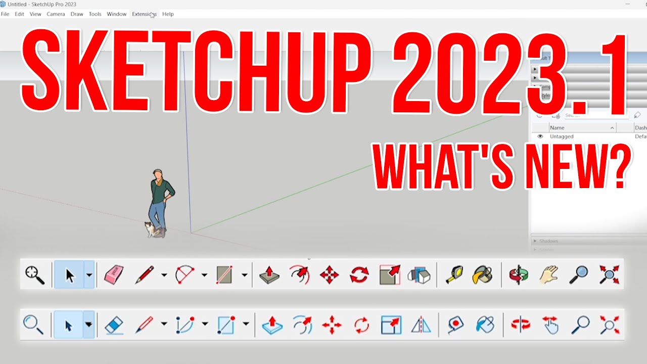 New Features in SketchUp 2023.1 What's New? YouTube