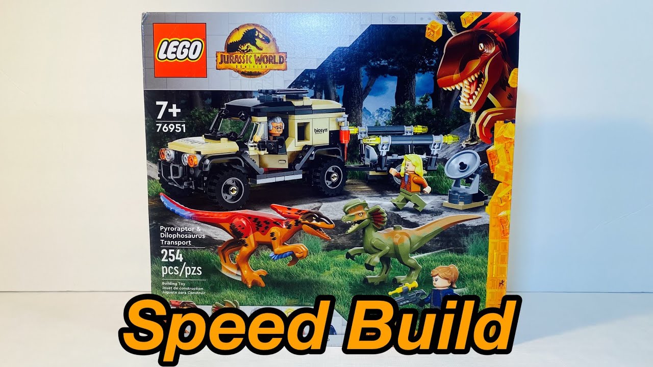 フォリア　デッキ LEGO Jurassic World Dominion: Pyroraptor & Dilophosaurus Transport