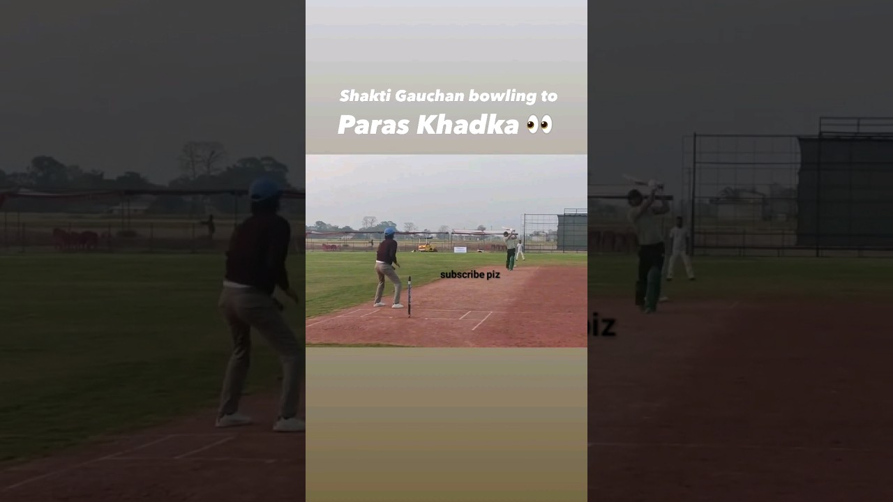 shakti gauchan bowling  to paras khadka