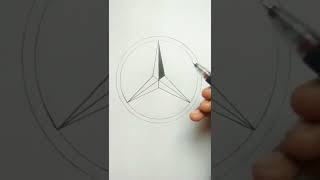 Tutorial of logo of Mercedes ll art by Harsh ll