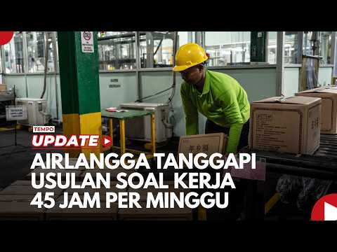 Airlangga Tanggapi Usulan soal Kerja 45 Jam per Minggu