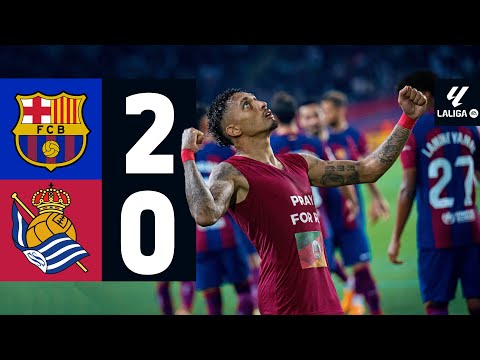 FC BARCELONA 2 vs 0 REAL SOCIEDAD | LA LIGA 2023/24 J35