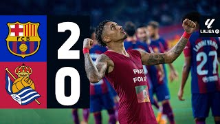 FC BARCELONA 2 vs 0 REAL SOCIEDAD | LALIGA 2023\/24 MD35