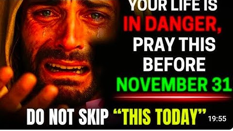 God Says_ _PRAY THIS BEFORE NOVEMBER 31ST_ _ God Message👆God Message Now Today #usa #uk#canada 