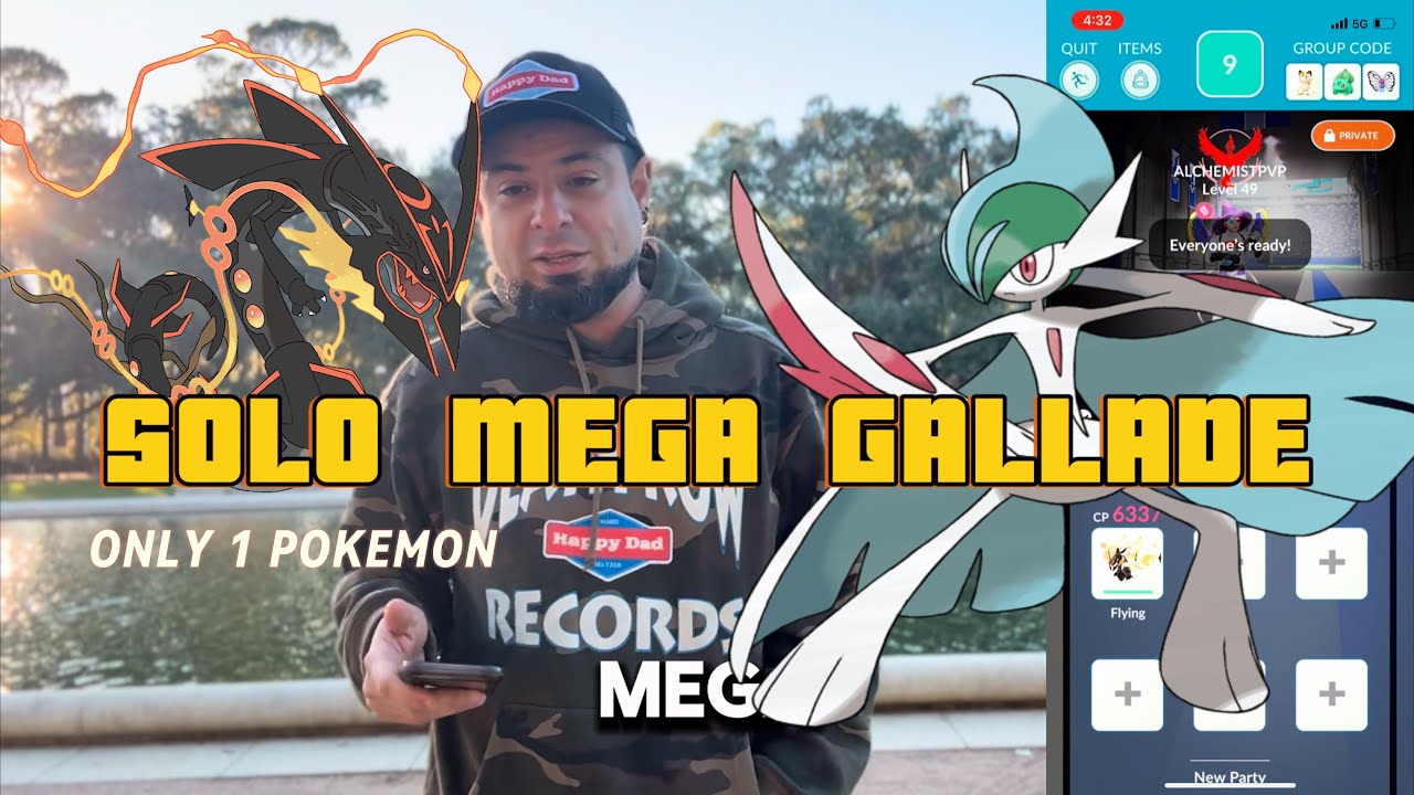 SOLO MEGA GALLADE ONLY 1 POKEMON