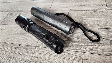 Sofirn SP35T Vs. Convoy S21B 21700 tactical flashlight showdown #flashlight #edc