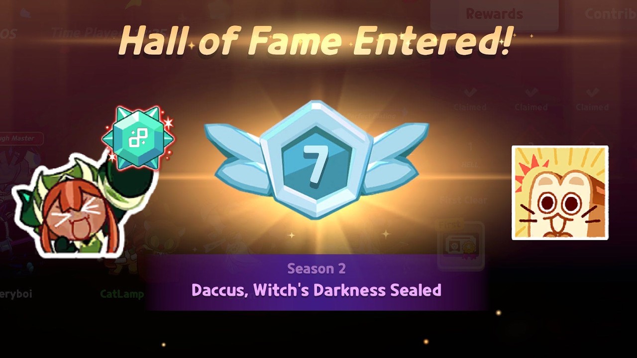 First Roasted Bacon Chaos Hall of Fame! (S2 Rank #7) | CookieRun: Tower of Adventures