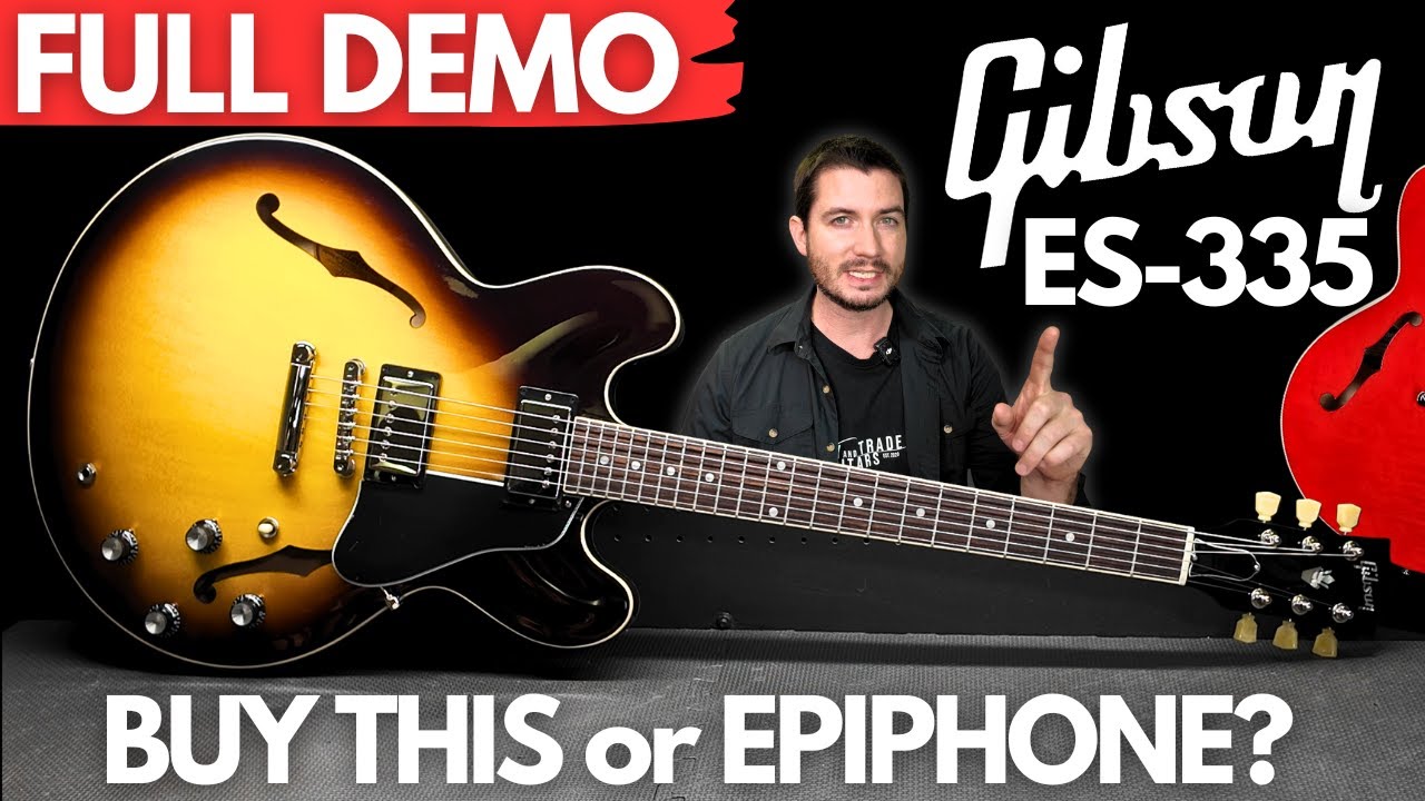 Gibson ES-335 ПОЛНАЯ ДЕМОНСТРАЦИЯ и лучшие бюджетные полуакустические гитары!