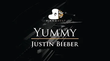 Justin Bieber - Yummy - Piano Karaoke Instrumental Cover with Lyrics