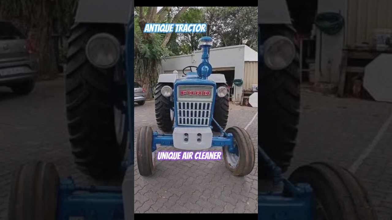 "Ultra-Rare Fully Restored Ford Vintage Tractor with External Air Cleaner – A Collector’s Dream!"