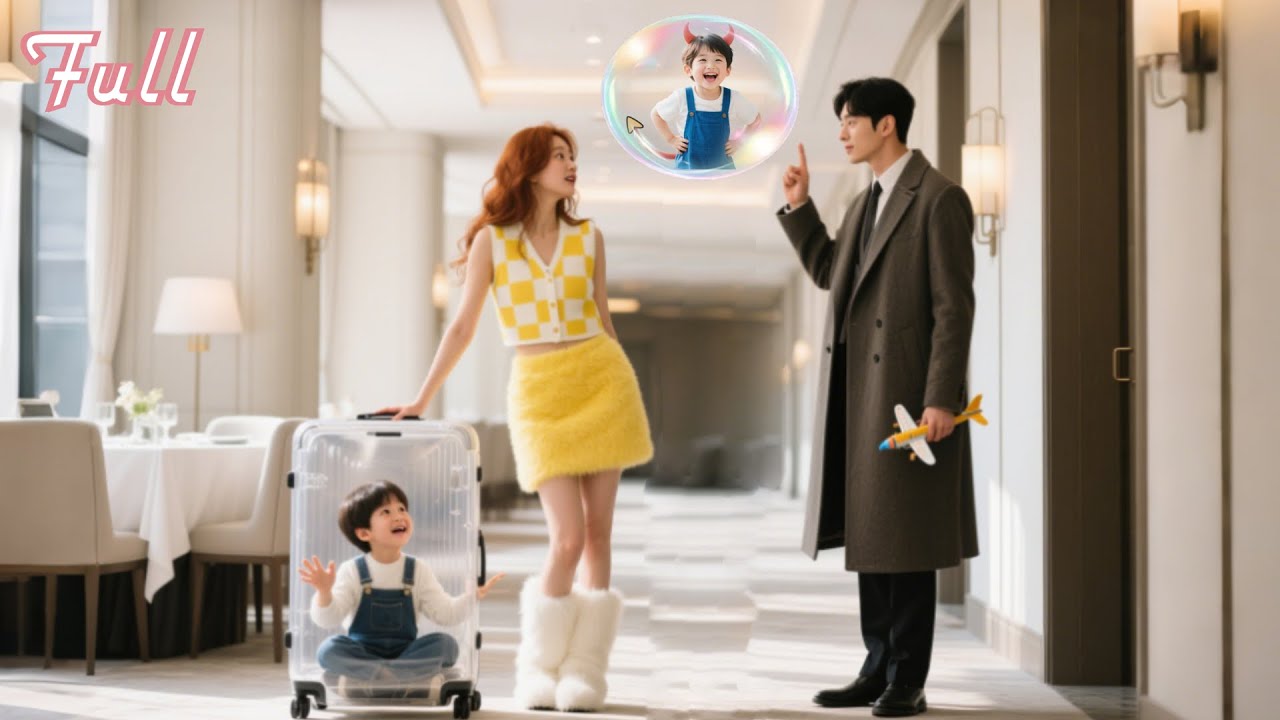 Smart Girl Helped A Naughty Boy Escape By Hiding Him In Her Suitcase!His Dad Is CEO & Fell For Her!