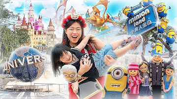 YUKA-CHAN SEHARIAN MAIN DI UNIVERSAL STUDIO SINGAPORE! | a day in our life