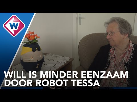 Robot Tessa staat bij Will in huis in strijd tegen eenzaamheid - OMROEP WEST