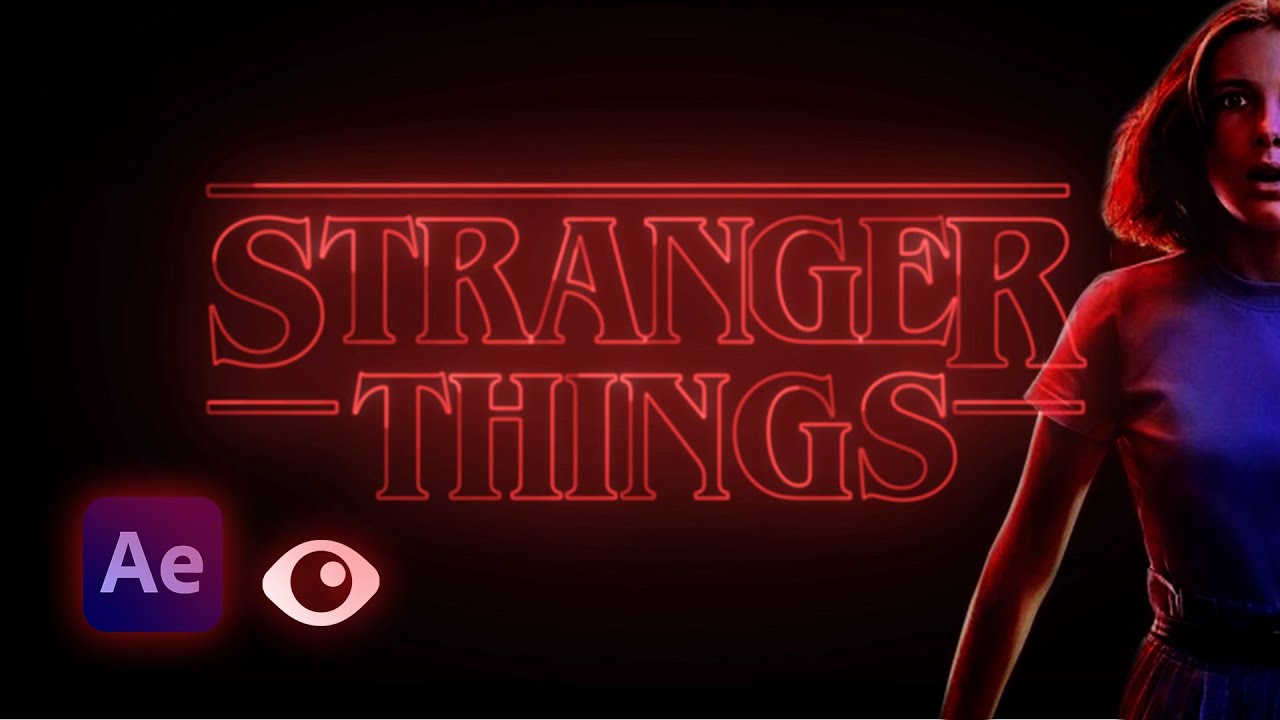 Create Stranger Things Title Sequence in 2D | Adobe After Effects