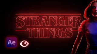 Create Stranger Things Title Sequence in 2D | Adobe After Effects Tutorial screenshot 2