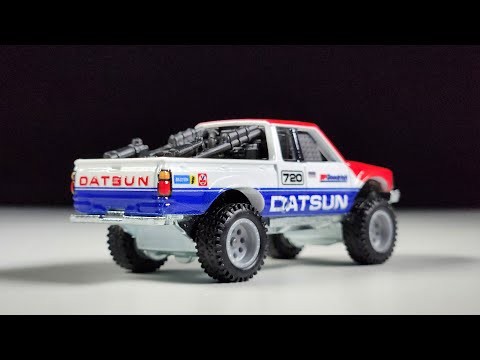 Hot Wheels Datsun King Cab Chase - Échelle 1:64 - Modèle Neuf Scellé