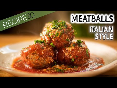 Secret to Juicy Italian Style Meatballs