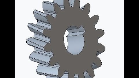 Helical Gear Design | PTC Creo |