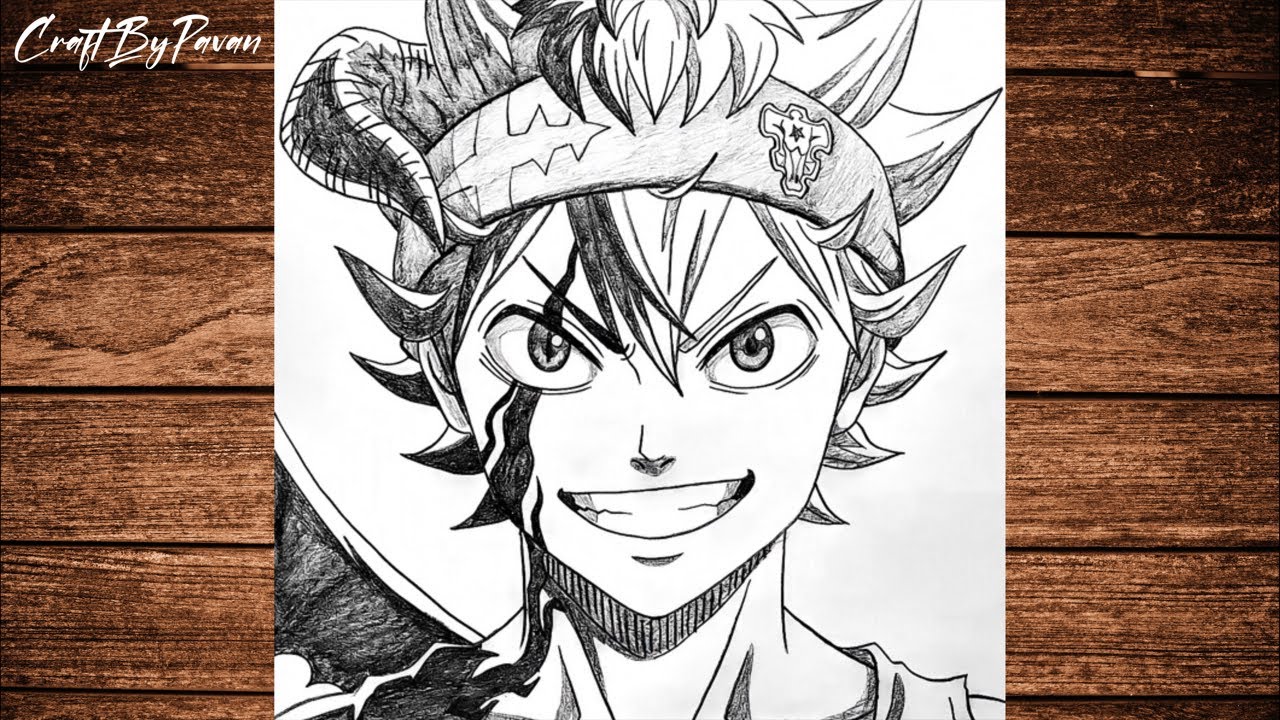 Drawing Asta Demon Form 😈|| LIVE! Drawing ️ - YouTube