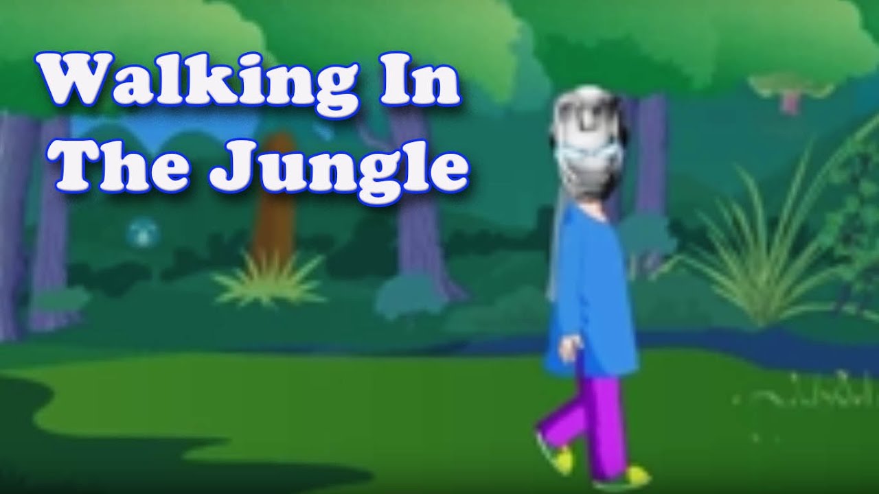 Walking In The Jungle Kids For Song Nursery Rhyme For Childrens
