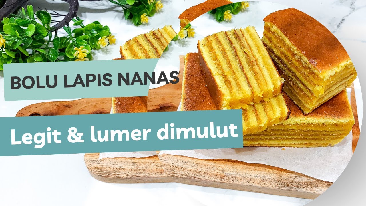 BOLU LAPIS NANAS KHAS PALEMBANG || ANTI GAGAL BUAT PEMULA