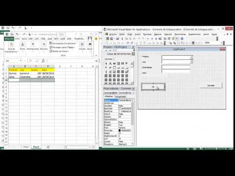 Como salvar dados do Userform no Excel