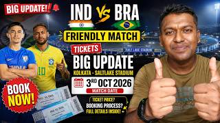 IND vs BRA Match Ticket Prices: Starting at ₹2500-3000? E-Ticket Entry, Free Water and Food Included