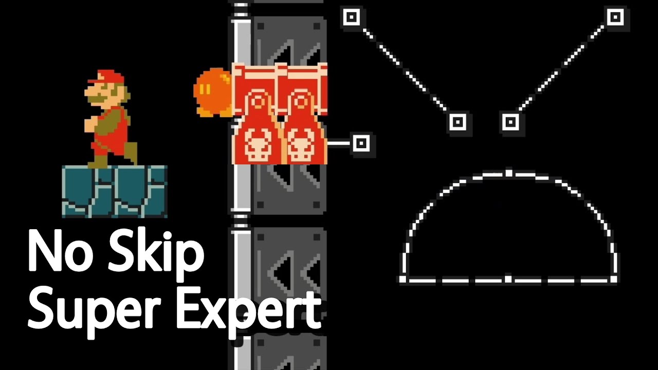 No-Skip Super Expert Endless Episode 18 from Clears in Mario Maker 2