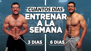 ¿Cuántos días ENTRENAR a la SEMANA? - la mejor rutina para ganar músculo