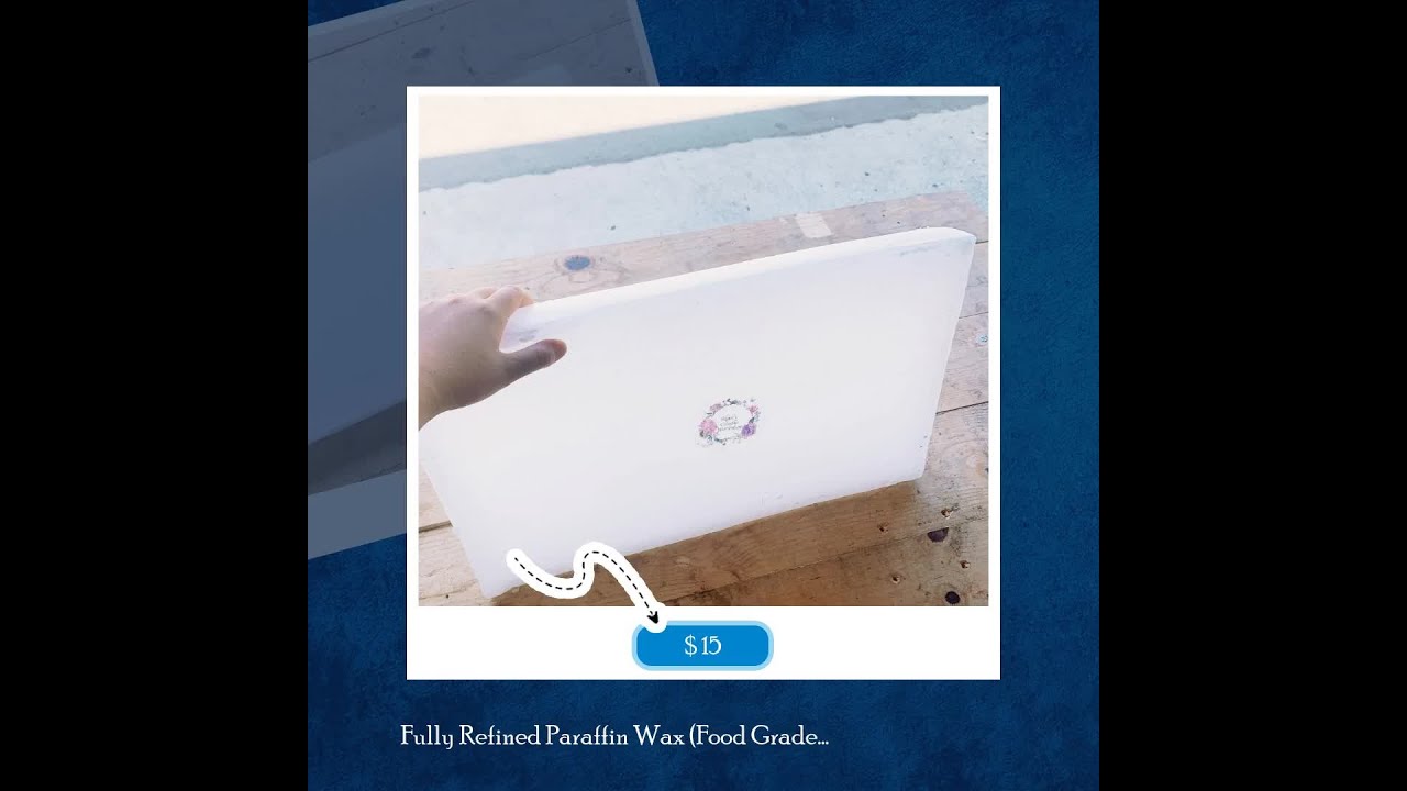 Fully Refined Paraffin Wax (Food Grade) for DIY handmade Candle 1lb 5lb