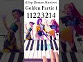 Golden KPOP DEMON HUNTERS EASY PIANO mp3