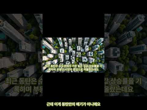 동탄발 집값 상승 열풍, 반도체 배후도시가 수도권 시장 이끈다