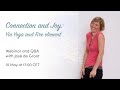 Connection and joy yin yoga and fire element webinar with jos de groot