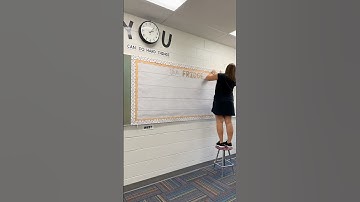 CLASSROOM SET UP 🤭📋✏️⭐️🌈 #classroomsetup #teacher #teacherlife #teachervlog #classroom