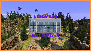 Minecraft Bedrock- GUI Crate Key System!!