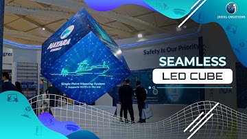 Seamless LED Cube | NAYARA @ India Energy Week 2024